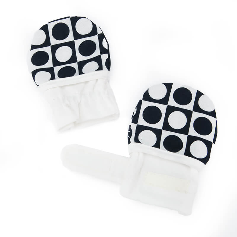 Montessori Black and White Mittens