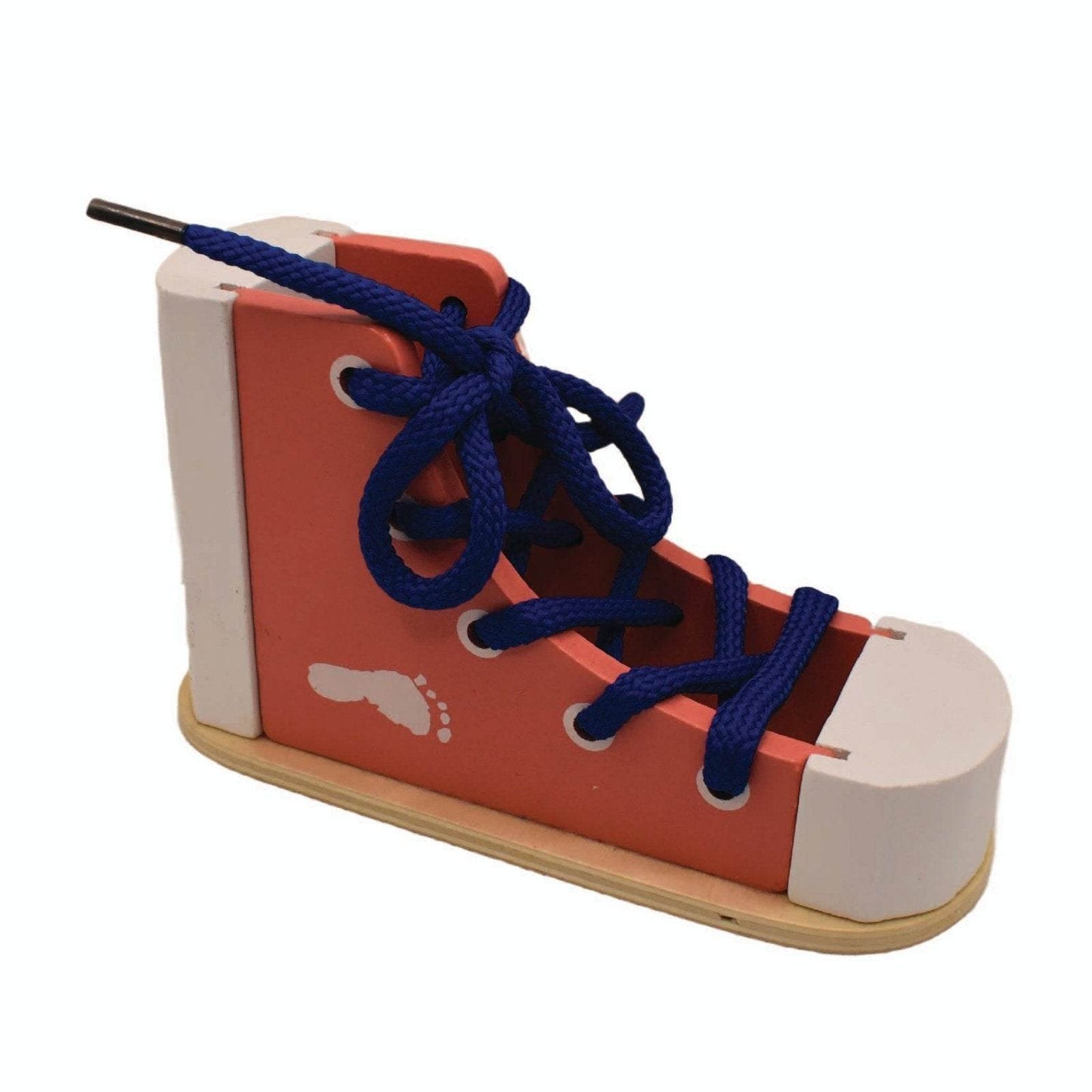 Wooden Lacing Shoe | Wooden Shoe toy