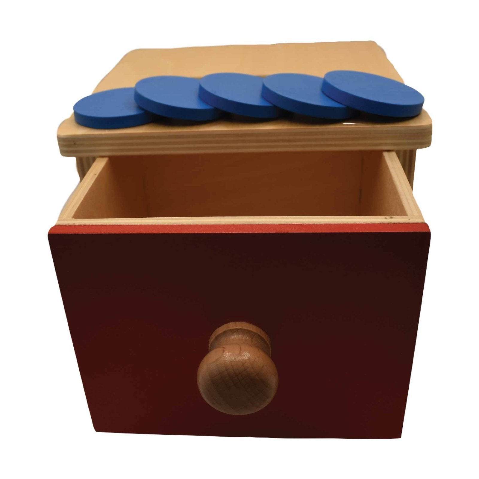 Object Permanence Montessori  Coin Box Open | Coin Box