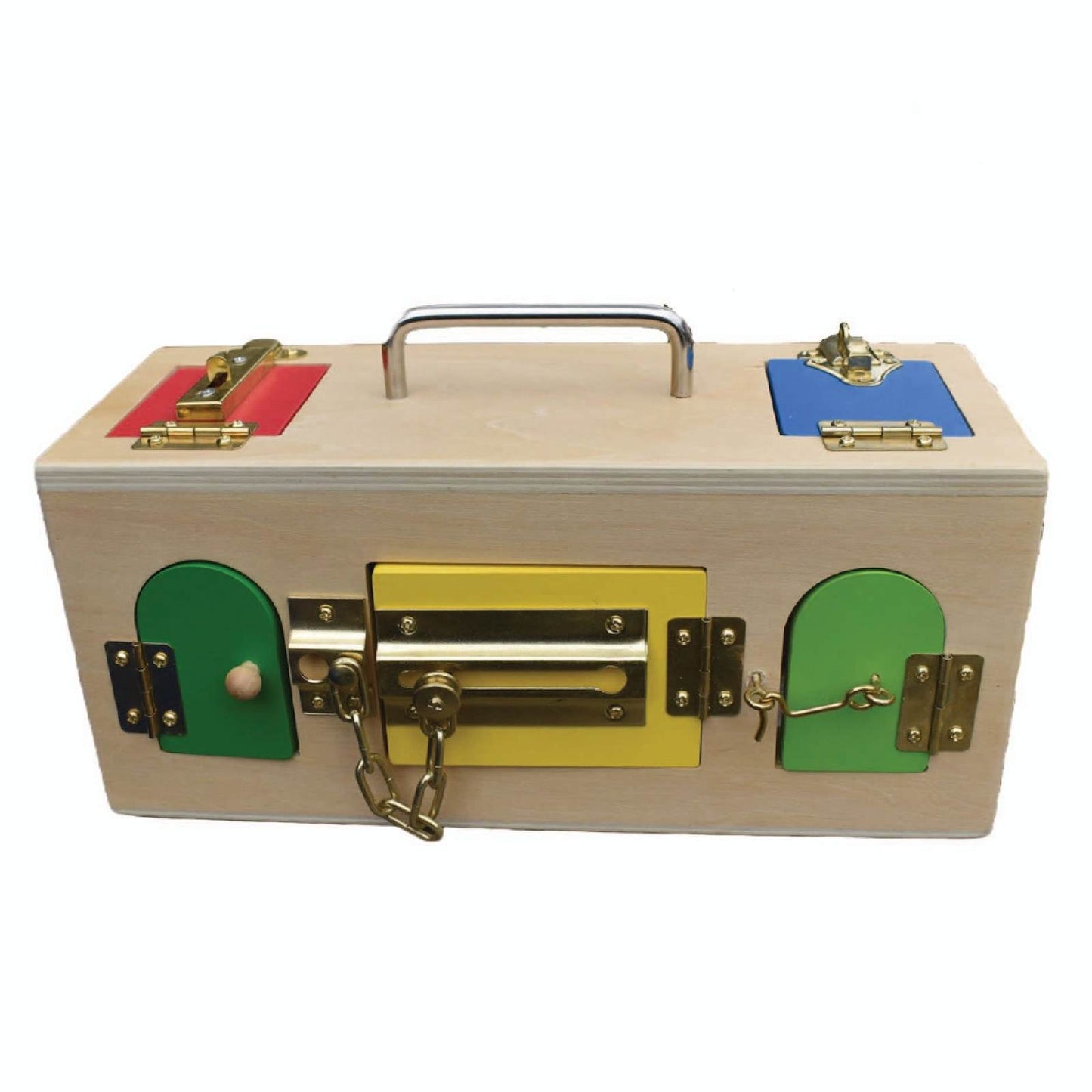 Montessori Lock Box | Wooden Lock Box and Latch Box